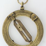 Early Dutch ring dial by Henricus Sneewins, Leiden. ca.1650 (he died 1658)