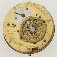 Antique decimal pocket watch, 'J. Hentschel, Colmar No 777'. montre d�cimal.