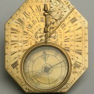 Antique sundial, signed 'N Bion a Paris'. ca. 1700