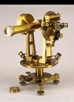 Tacheometer or theodolite from Laderrière à Paris.
tachymeter or tacheometer is a type of theodolite, surveying instrument.
Tacheometer is Greek for 