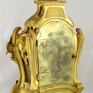 Firegilded french mantle clock by G.J. Champion.