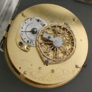 Silver verge fusee watch from the French-Revolution period, ca 1795. Signed : 'Berthoud a Paris'.