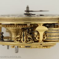 Antique silver verge dutch pocket watch by William Gib, Rotterdam, nr 1325