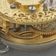 8-Day german silver pair case verge watch by 'G.W. Bolte, Rinteln' ca 1750