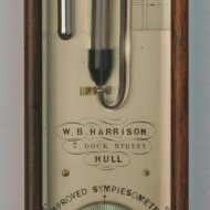 English 'improved sympiesometer' by W.B. Harrison, Hull.