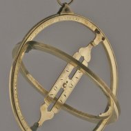 Early english universal equinoctial sundial or universal ring dial. 1st half 18th century. Pre 1752