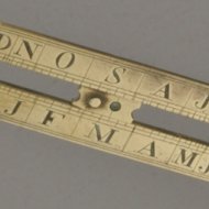 Early english universal equinoctial sundial or universal ring dial. 1st half 18th century. Pre 1752