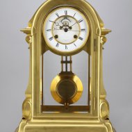 Antique mantel clock by Le Roy & Fils with Auguste Pointaux coup-perdu escapement