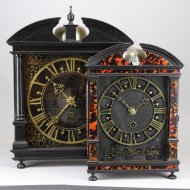 Antique Hague Clock by Pieter Visbagh (or Pieter Visbach) ca. 1680,